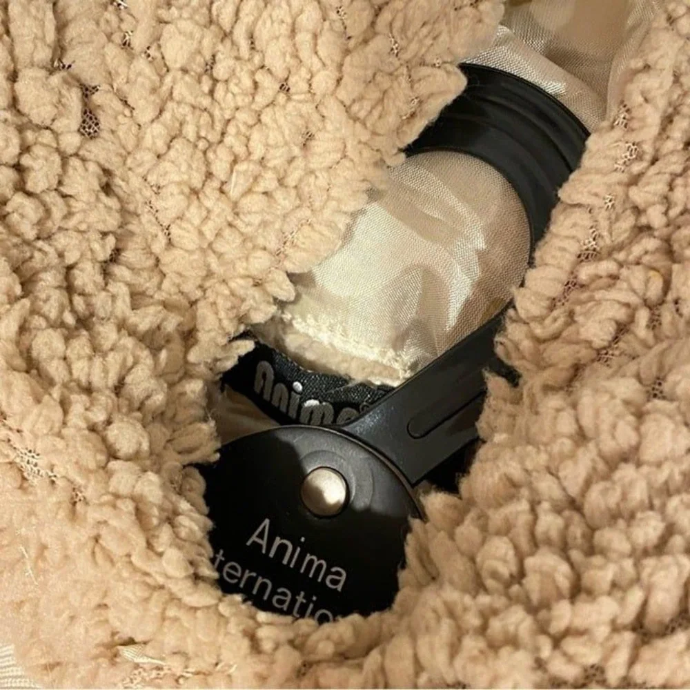 Anima Brown Fluffy Bear Hoodie, Small  Dog costume new